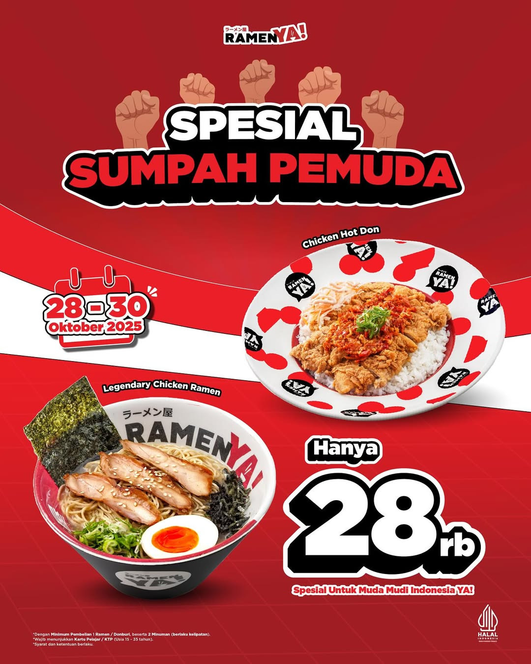 Promo Ramen Ya Spesial Sumpah Pemuda - Image 2