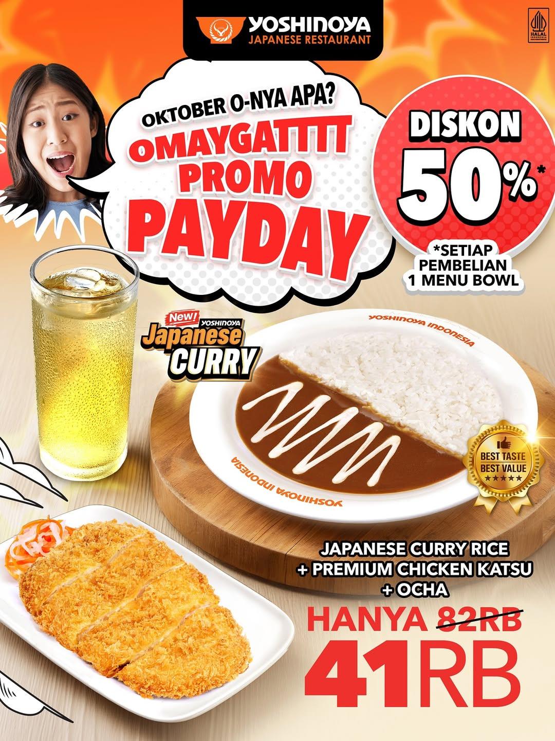 Promo Yoshinoya Payday Oktober 2025 Diskon s/d 50% - Image 3