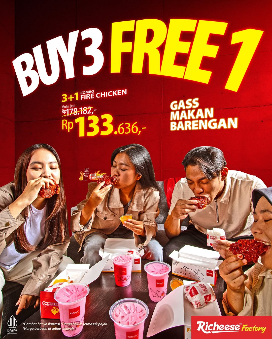 Richeese Factory Buy 3 Free 1