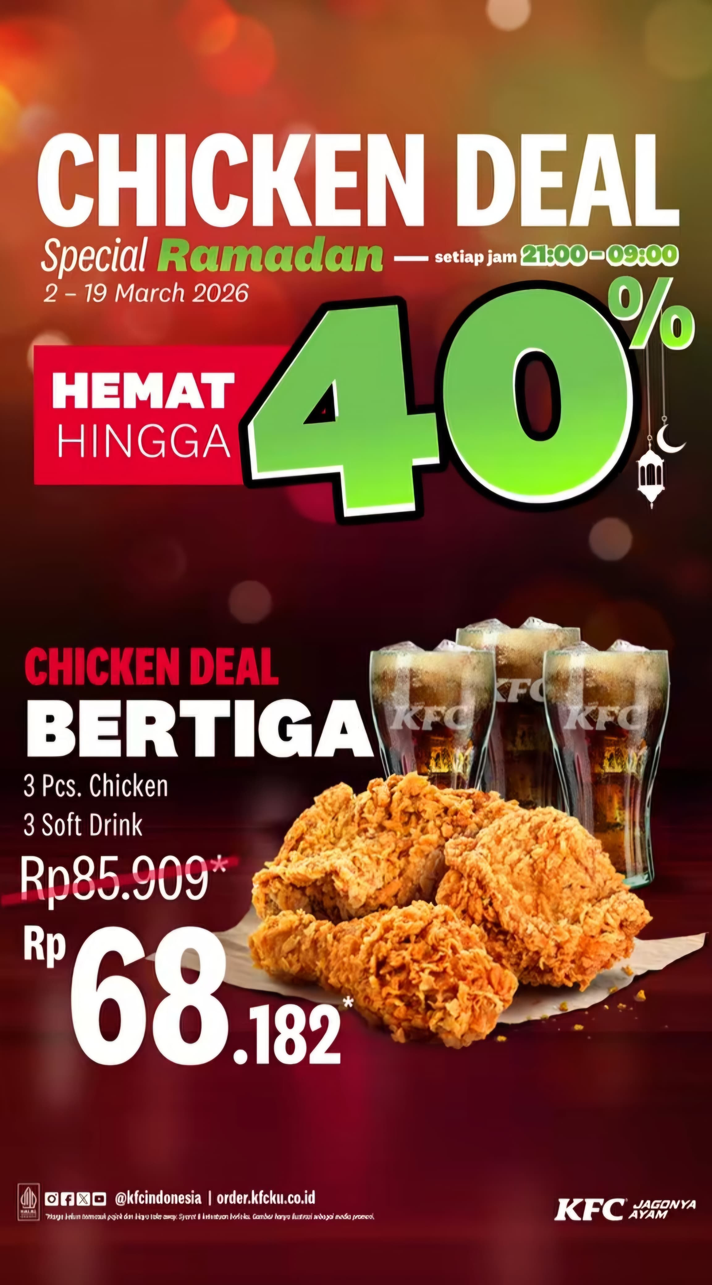 Promo KFC Ramadan 2026 – Chicken Deal Hemat 40% - Image 2