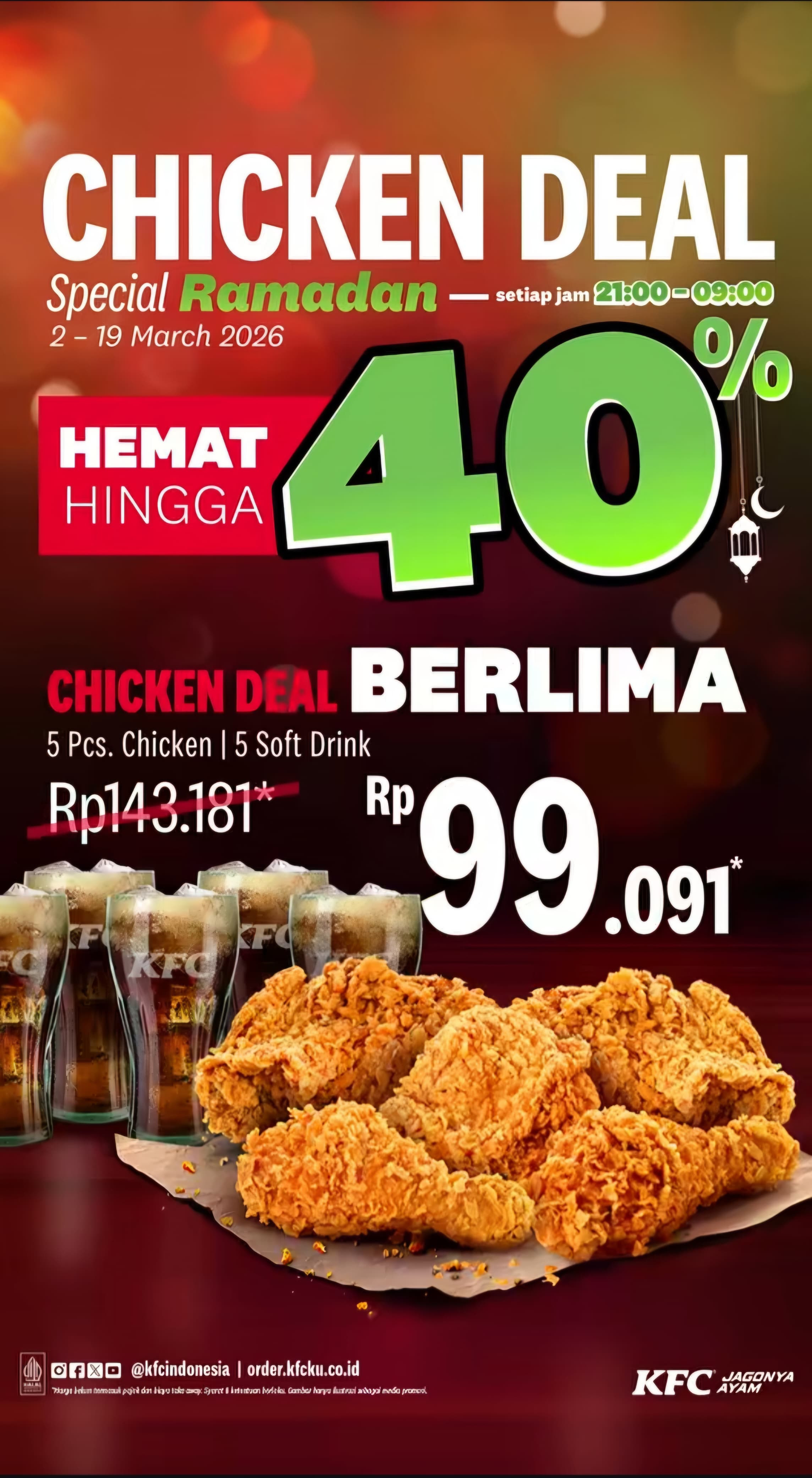Promo KFC Ramadan 2026 – Chicken Deal Hemat 40% - Image 3