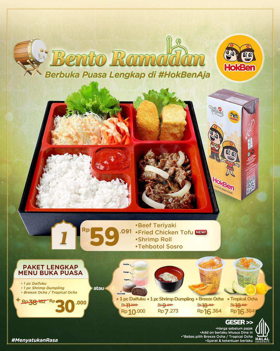 Promo Bento Ramadan HokBen 2026: Nikmati Menu Baru & Paket Lengkap Buka Puasa Hemat Mulai Rp 44rb-an