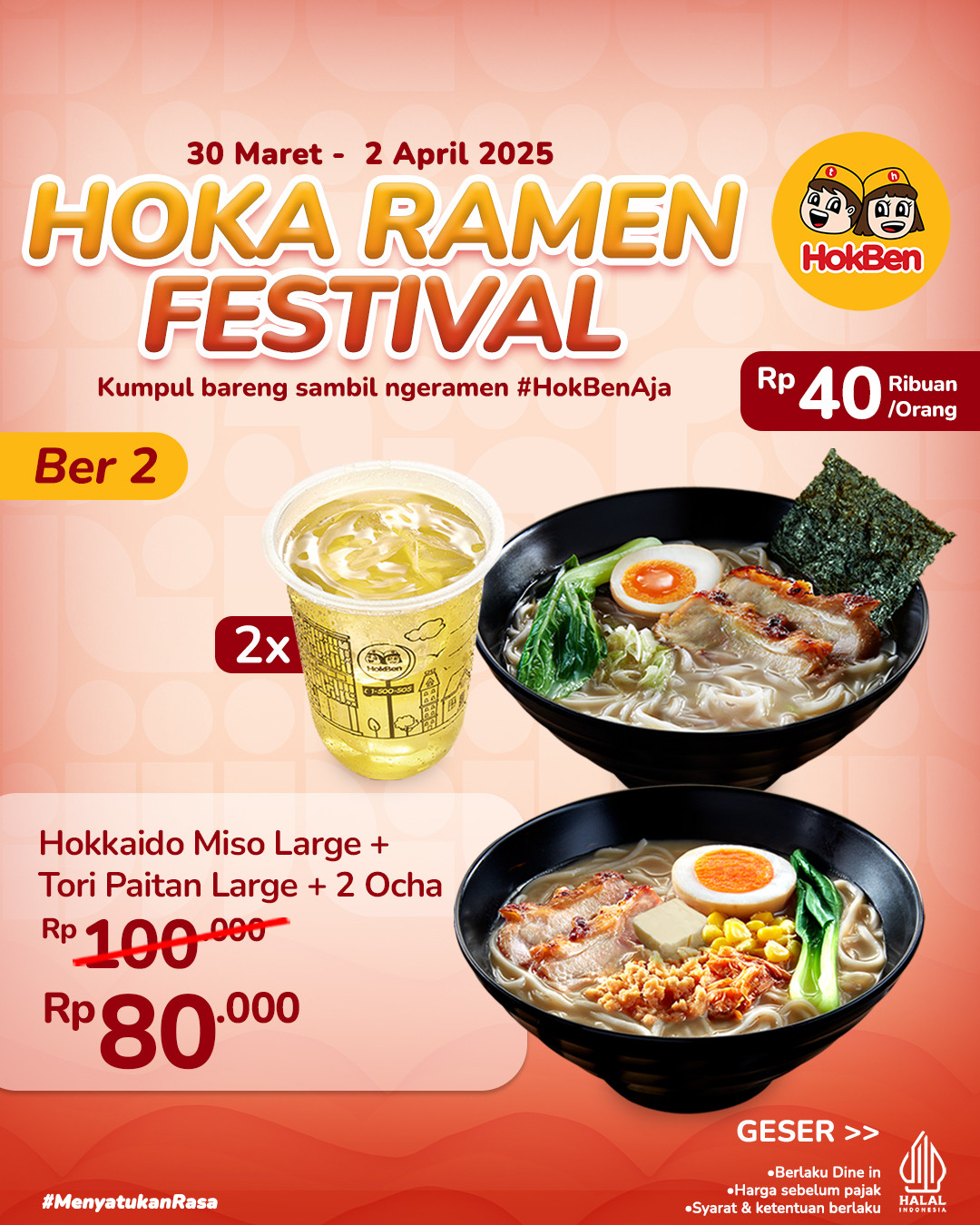 Hoka Ramen Festival HokBen - Promo Ramen Murah Mulai Dari Rp 29 Ribuan - Image 2