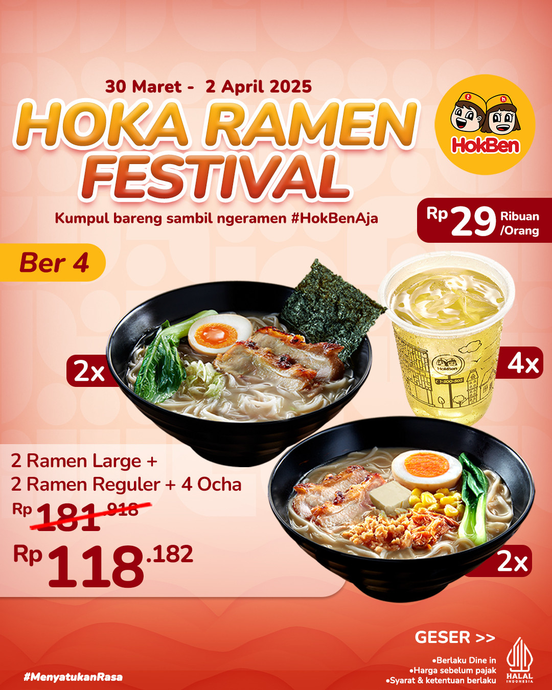 Hoka Ramen Festival HokBen - Promo Ramen Murah Mulai Dari Rp 29 Ribuan - Image 4