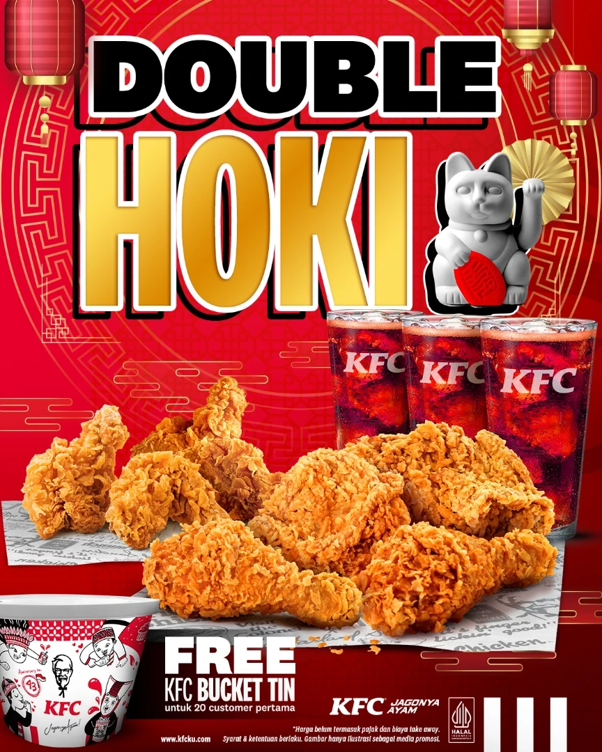 Promo KFC Kombo Double Hoki Rp 80.000