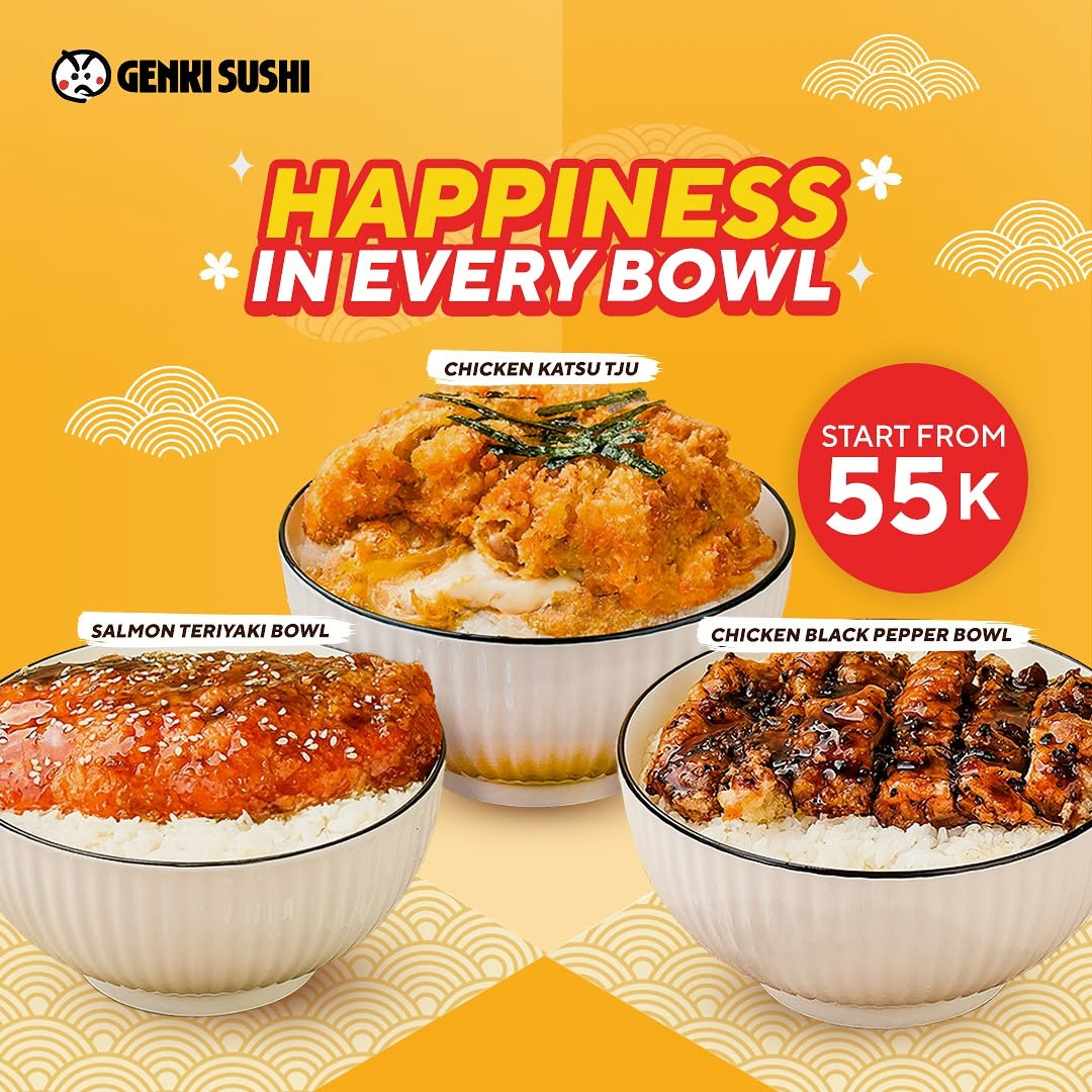 Promo Genki Sushi Rice Bowl Mulai Dari Rp 55K - Image 2