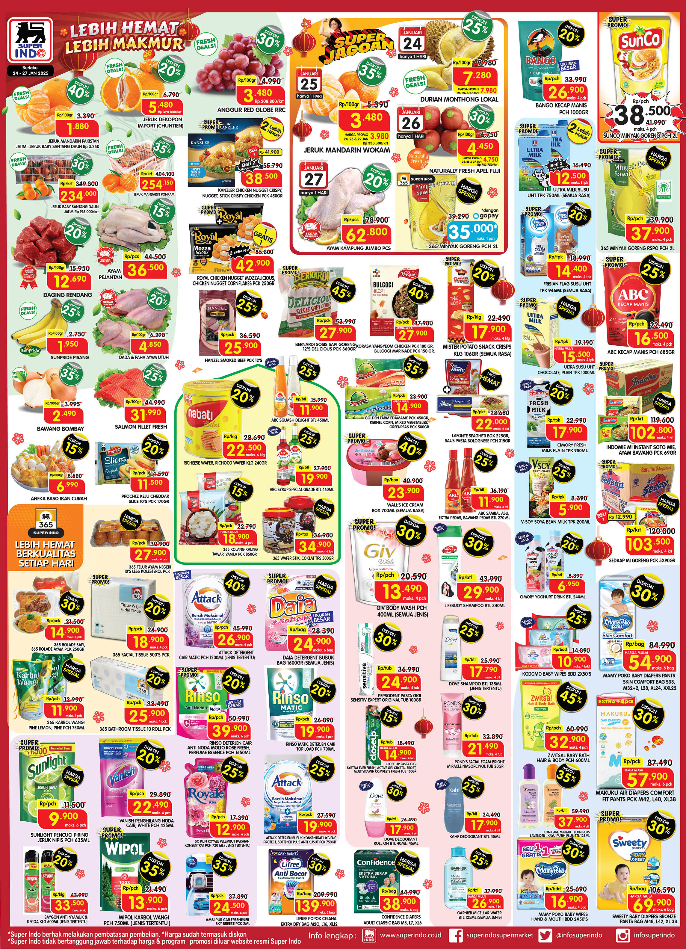 Promo Superindo JSM Periode 24 - 26 Januari 2025 - Image 2