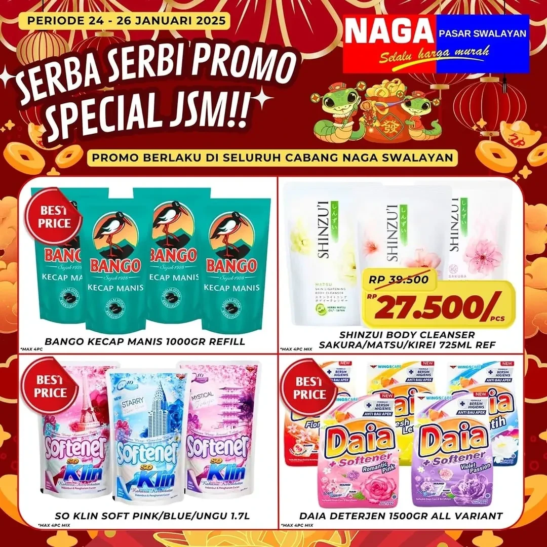 Promo Naga Swalayan JSM Periode 24 - 26 Januari 2025 - Image 3