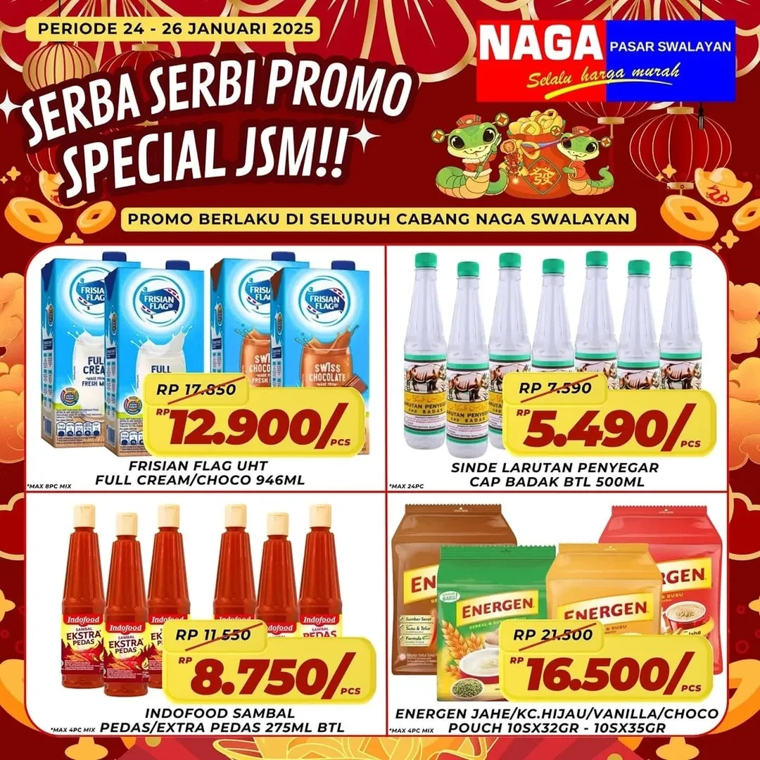 Promo Naga Swalayan JSM Periode 24 - 26 Januari 2025