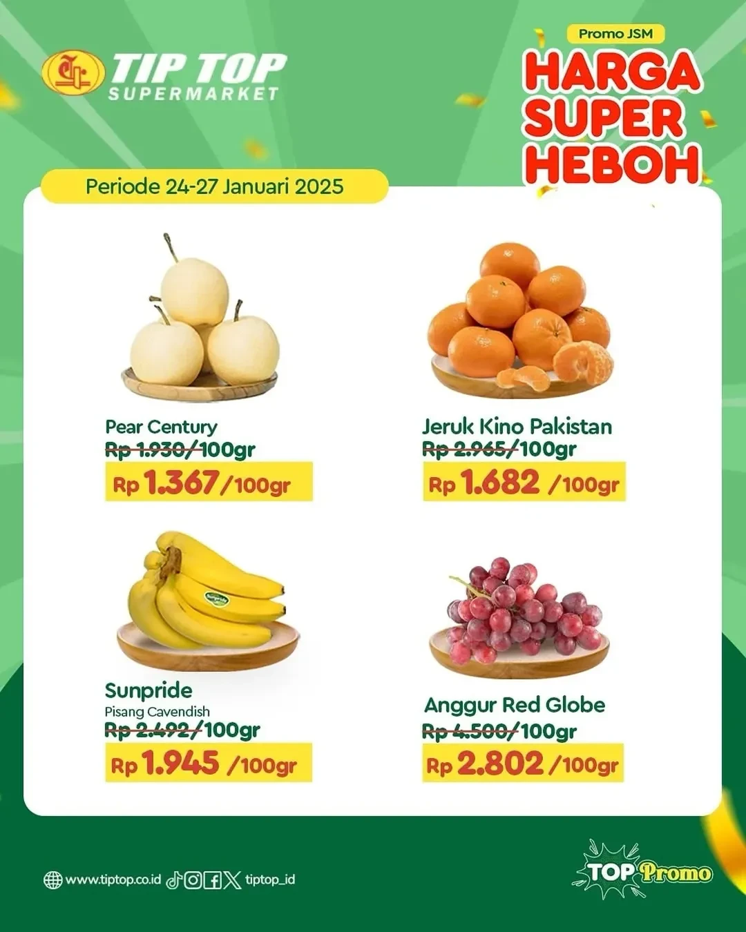 Promo Tip Top JSM Harga Super Heboh  24 - 26 Januari 2025 - Image 3