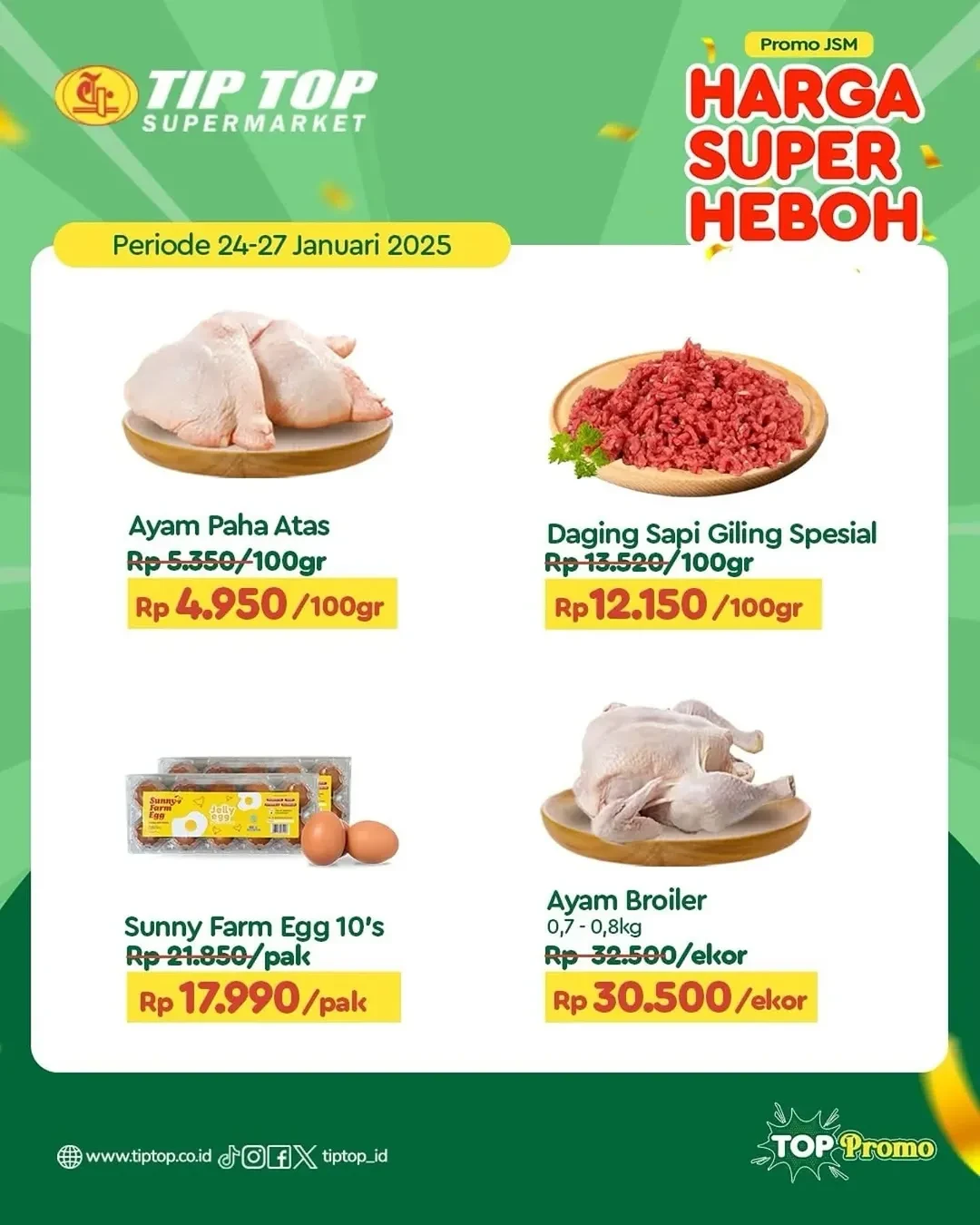 Promo Tip Top JSM Harga Super Heboh  24 - 26 Januari 2025 - Image 2