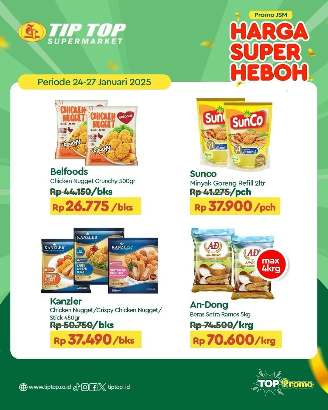 Promo Tip Top JSM Harga Super Heboh  24 - 26 Januari 2025 - Image 4