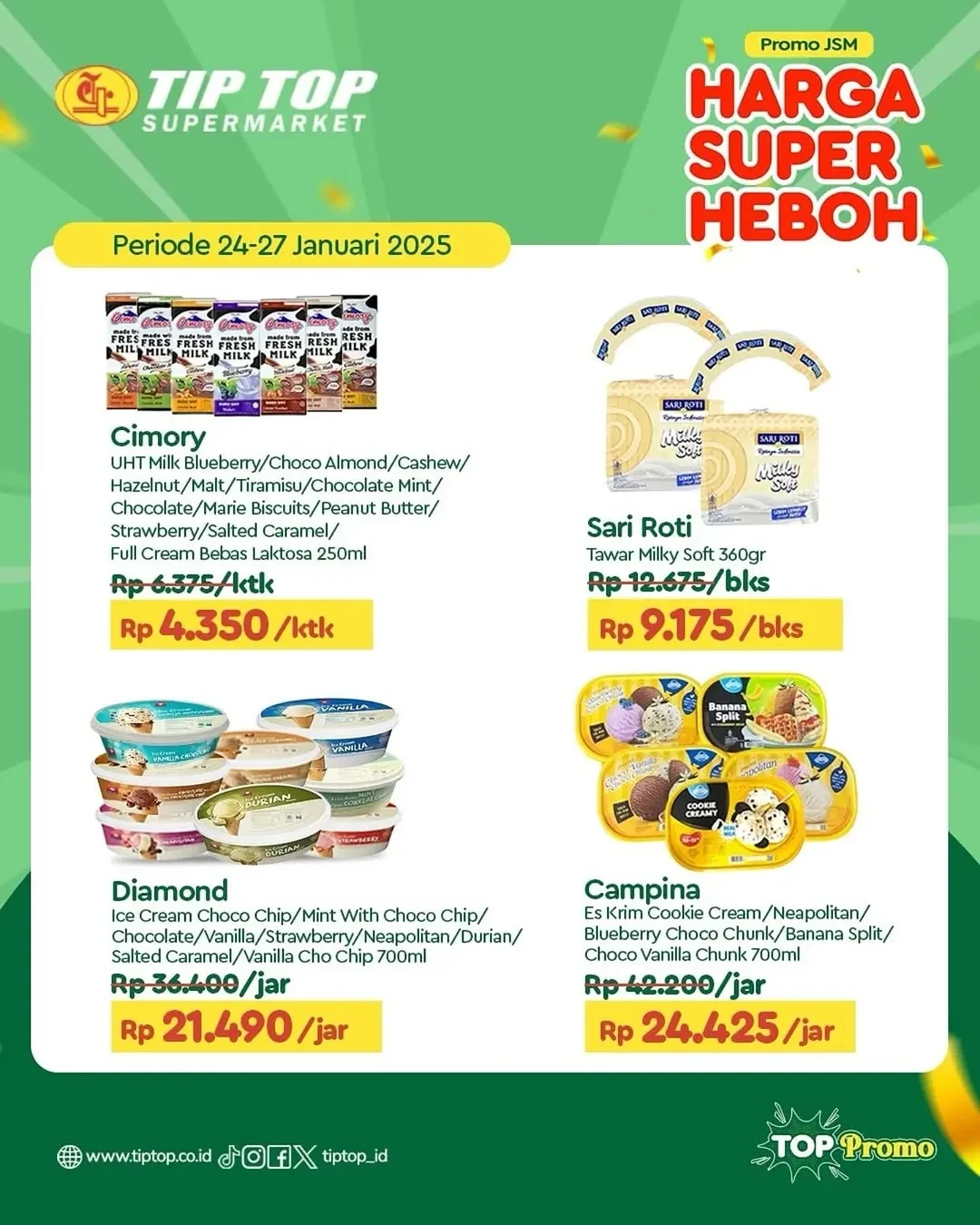 Promo Tip Top JSM Harga Super Heboh  24 - 26 Januari 2025 - Image 5