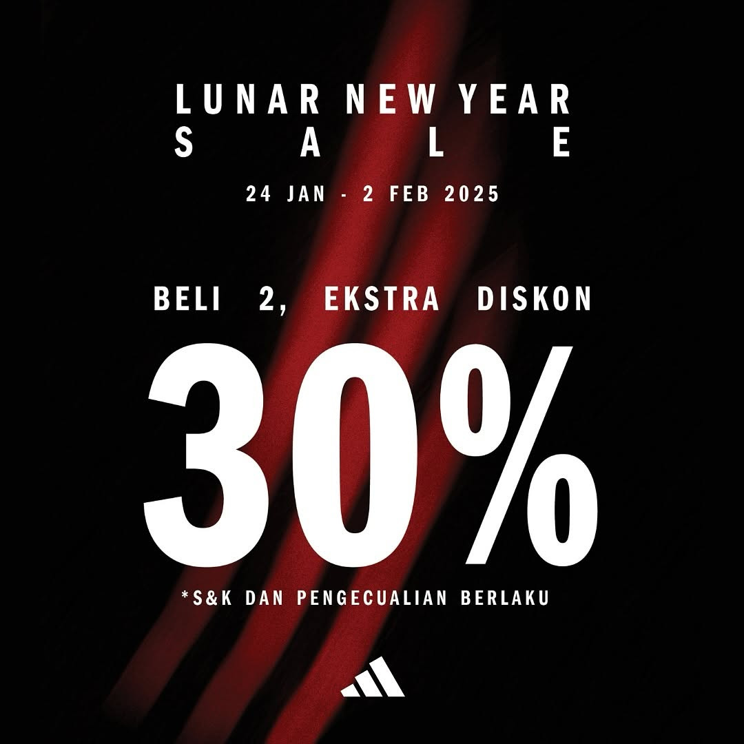 Promo Adidas Lunar New Year Beli 2 Extra Diskon 30% - Image 2