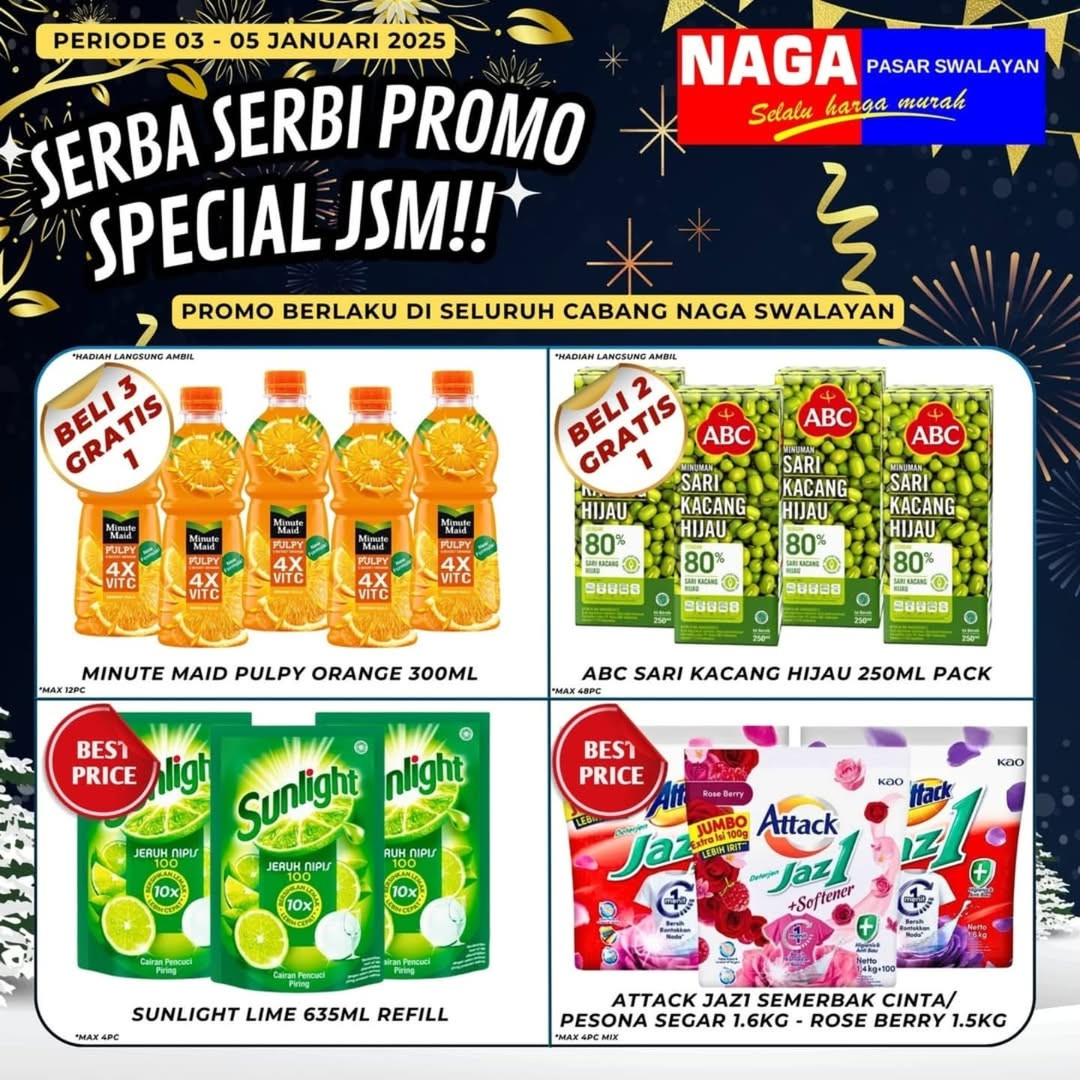 Promo Naga Swalayan JSM Periode 3 - 5 Januari 2025 - Image 3