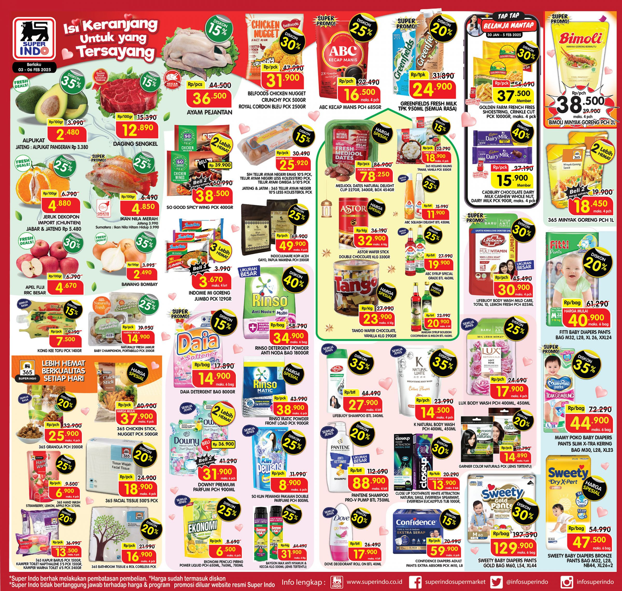Promo Superindo Periode 3 - 6  Februari 2025