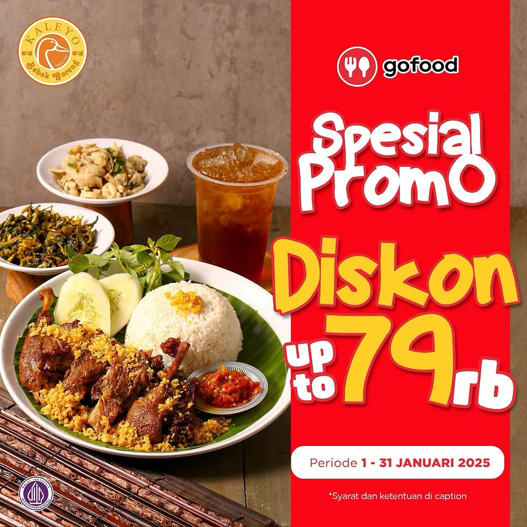 Promo Bebek Kaleyo Diskon s/d  Rp 79.000 dengan Gofood - Image 2