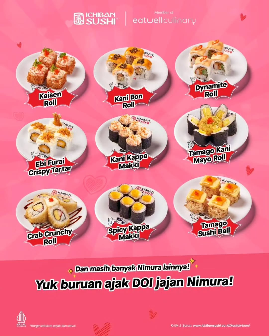 Promo Ichiban Sushi Nimura Harimu Serba Rp 15.000 - Image 3