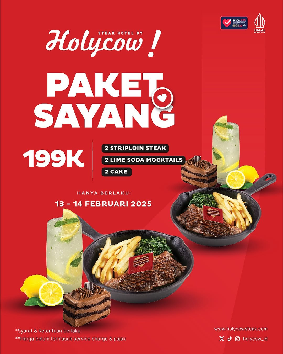 Promo Holycow Paket Sayang Rp 199K