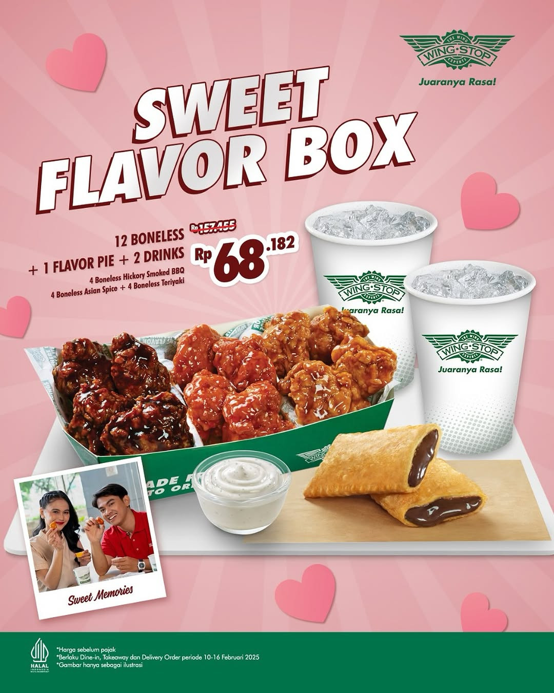 Promo Wingstop Sweet Flavor Box Rp 68 Ribuan - Image 2