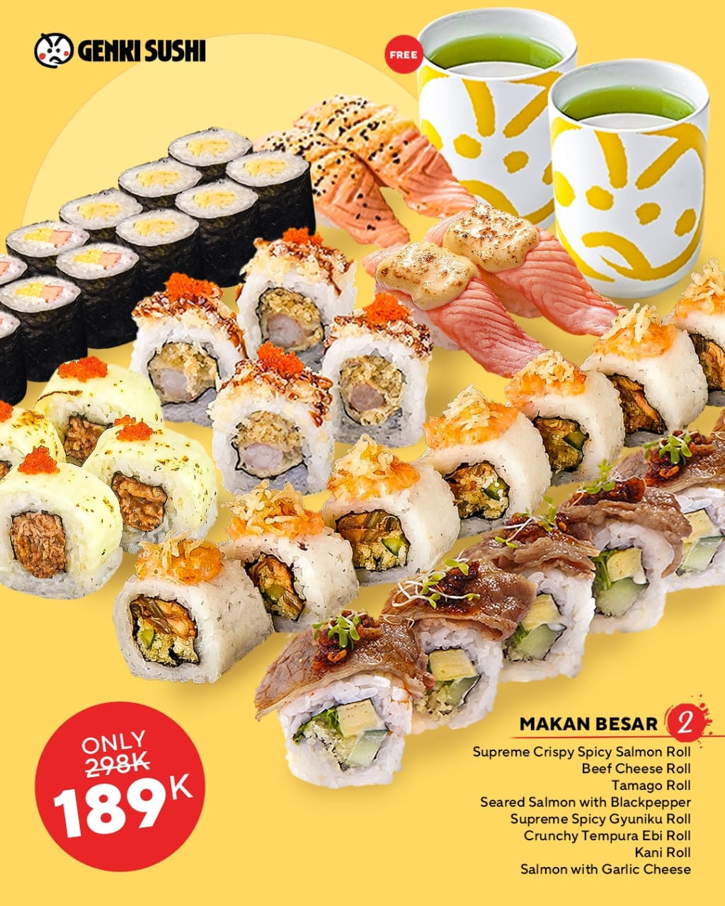 Promo Genki Sushi Makan Besar Rp 189K - Image 3