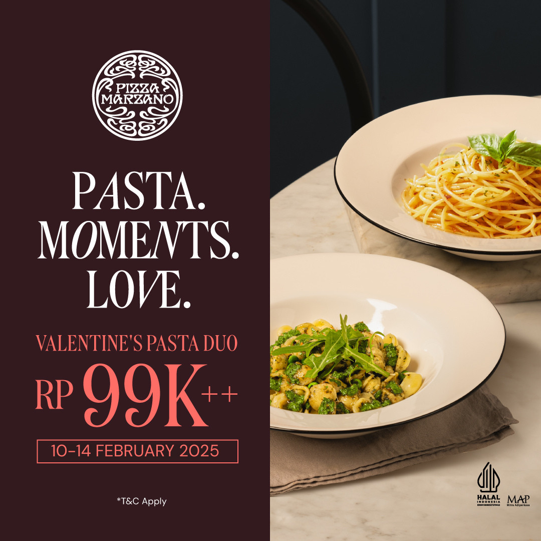 Promo Pizza Marzano Valentine Pasta Duo Rp 99K++ Untuk Berdua - Image 2