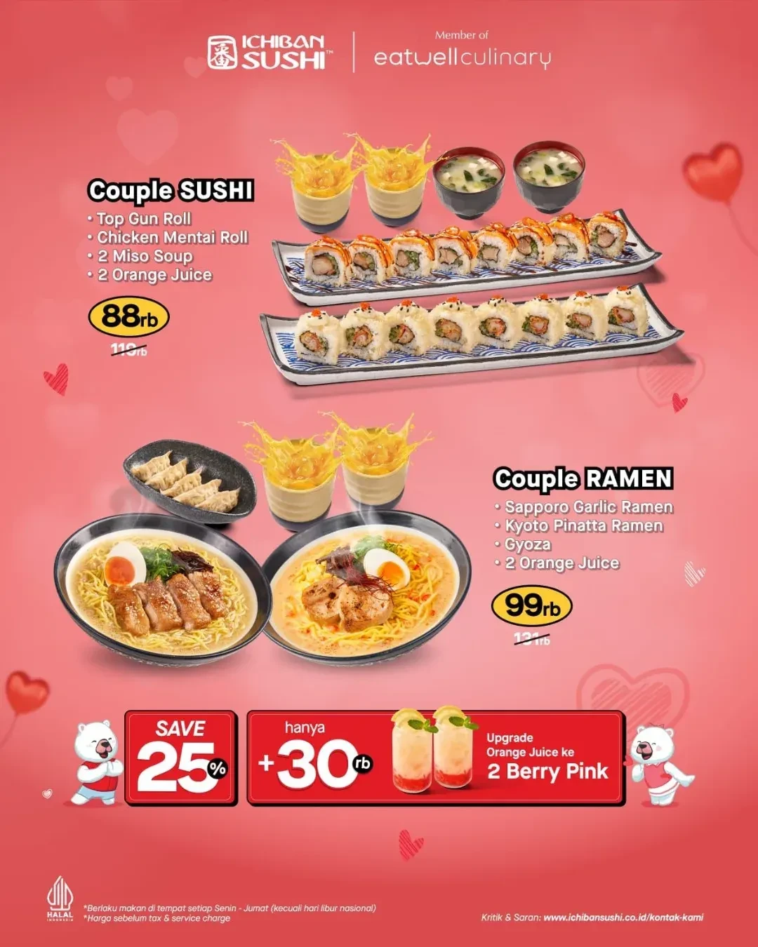 Promo Ichiban Sushi Paket Couple Mulai dari Rp 88K - Image 2
