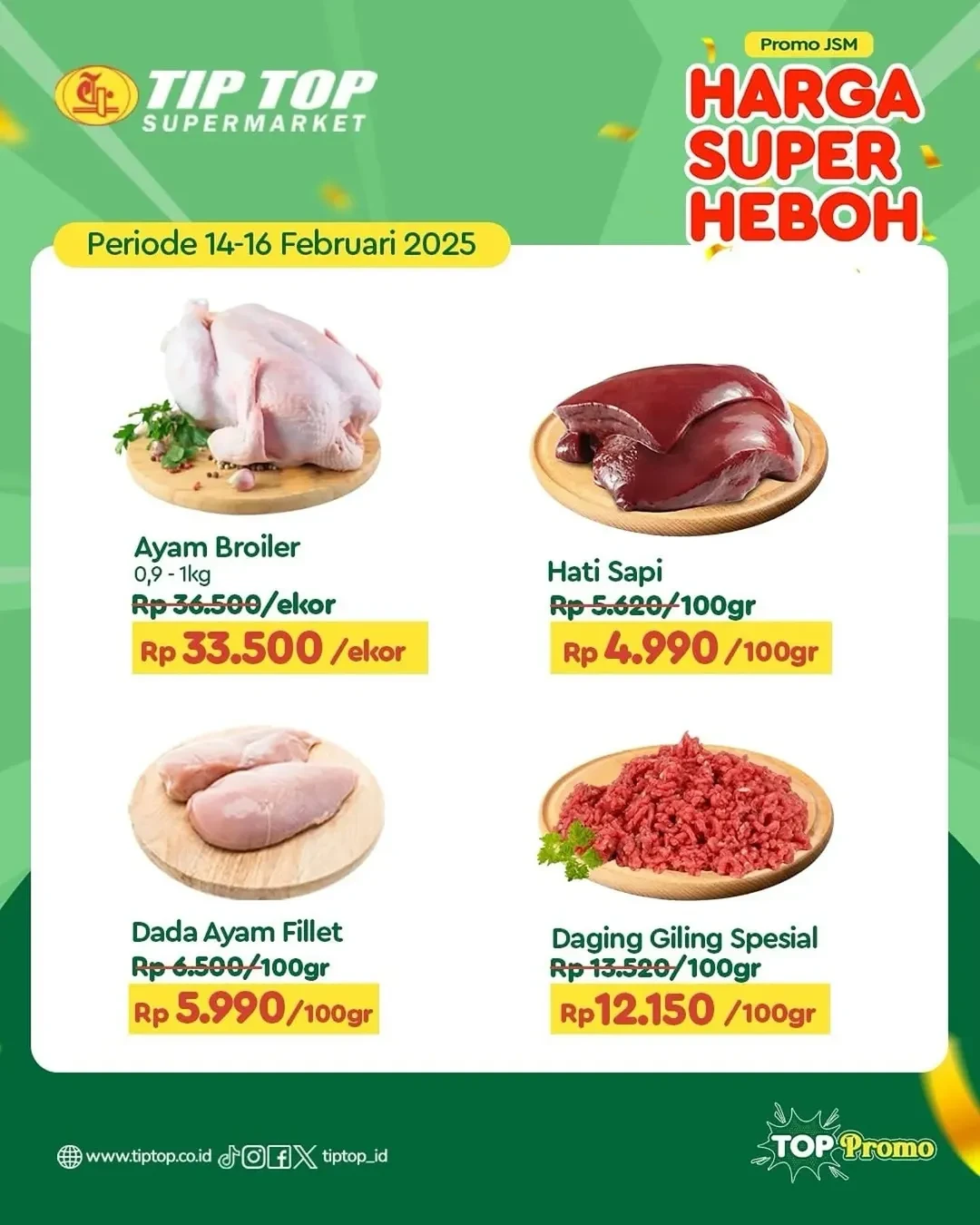 Promo Tip Top JSM Harga Super Heboh  14 - 16 Februari 2025 - Image 3