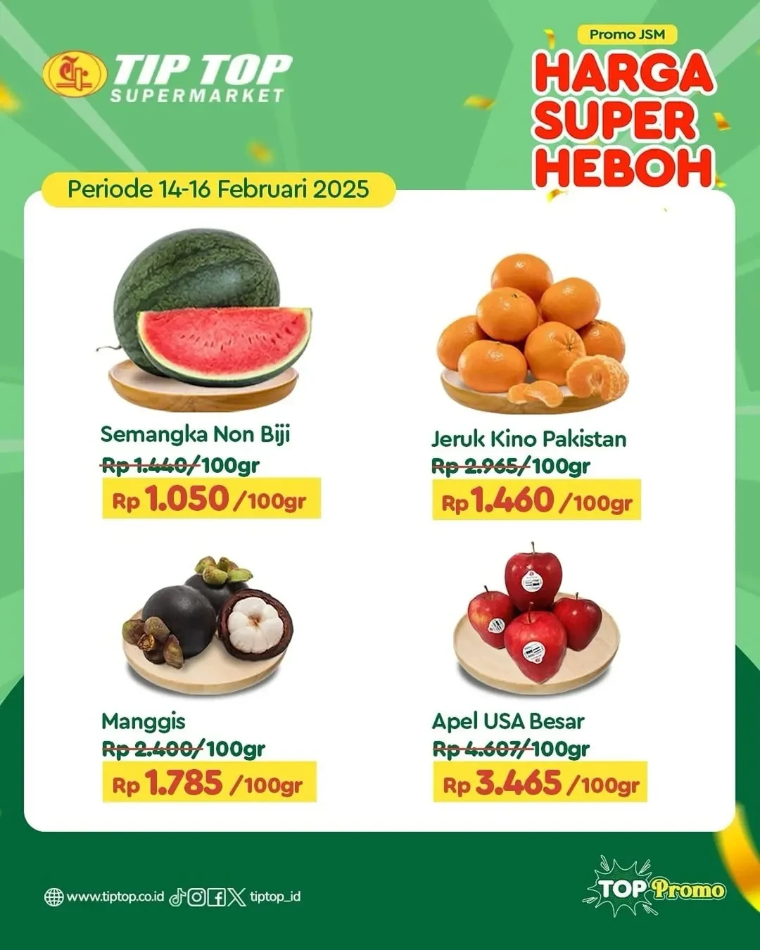 Promo Tip Top JSM Harga Super Heboh  14 - 16 Februari 2025 - Image 2