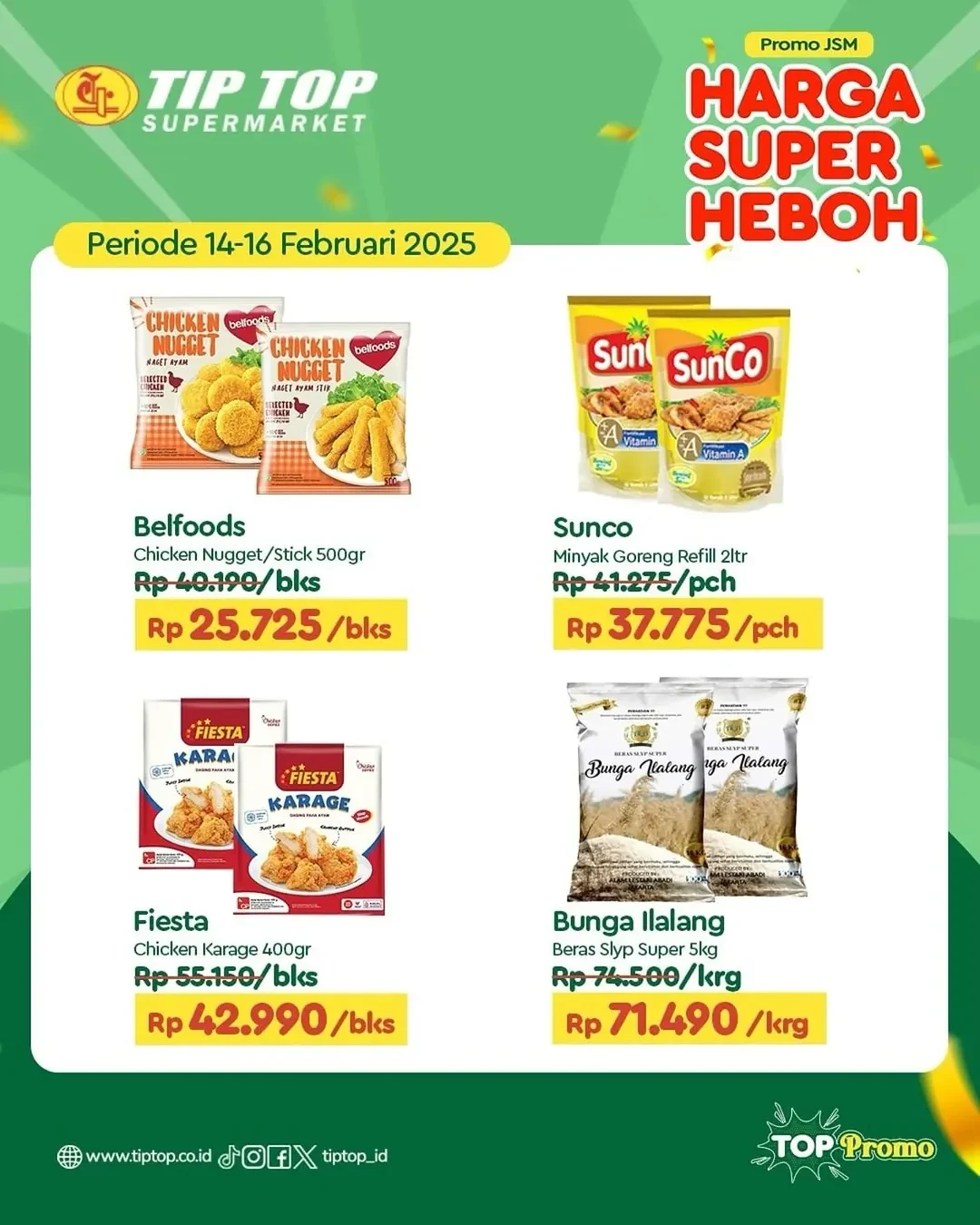Promo Tip Top JSM Harga Super Heboh  14 - 16 Februari 2025 - Image 4