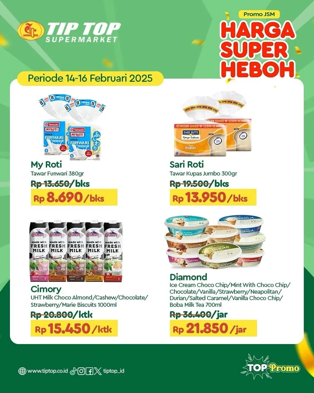 Promo Tip Top JSM Harga Super Heboh  14 - 16 Februari 2025 - Image 5