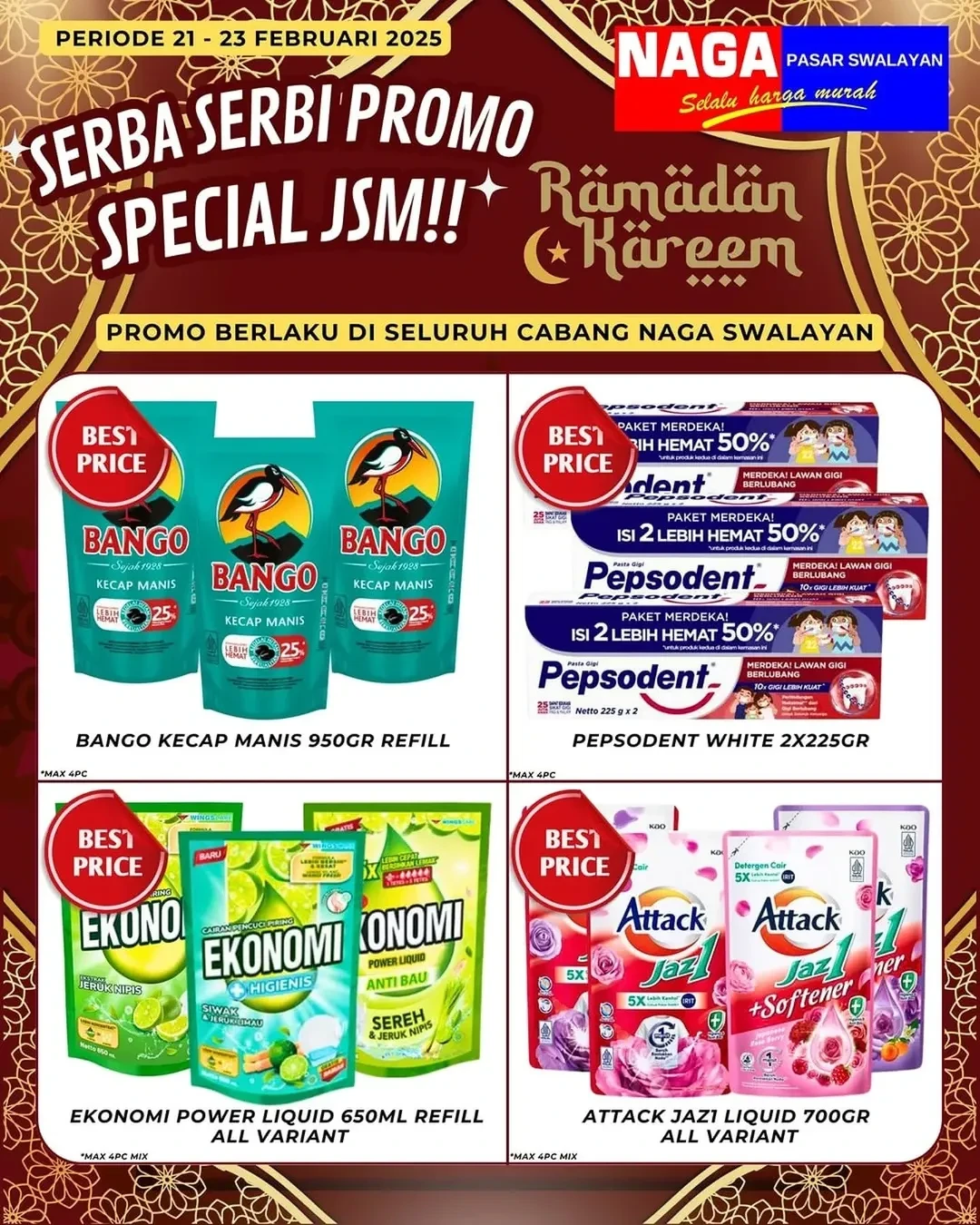 Promo Naga Swalayan  JSM Periode 21 - 23 Februari 2025 - Image 3