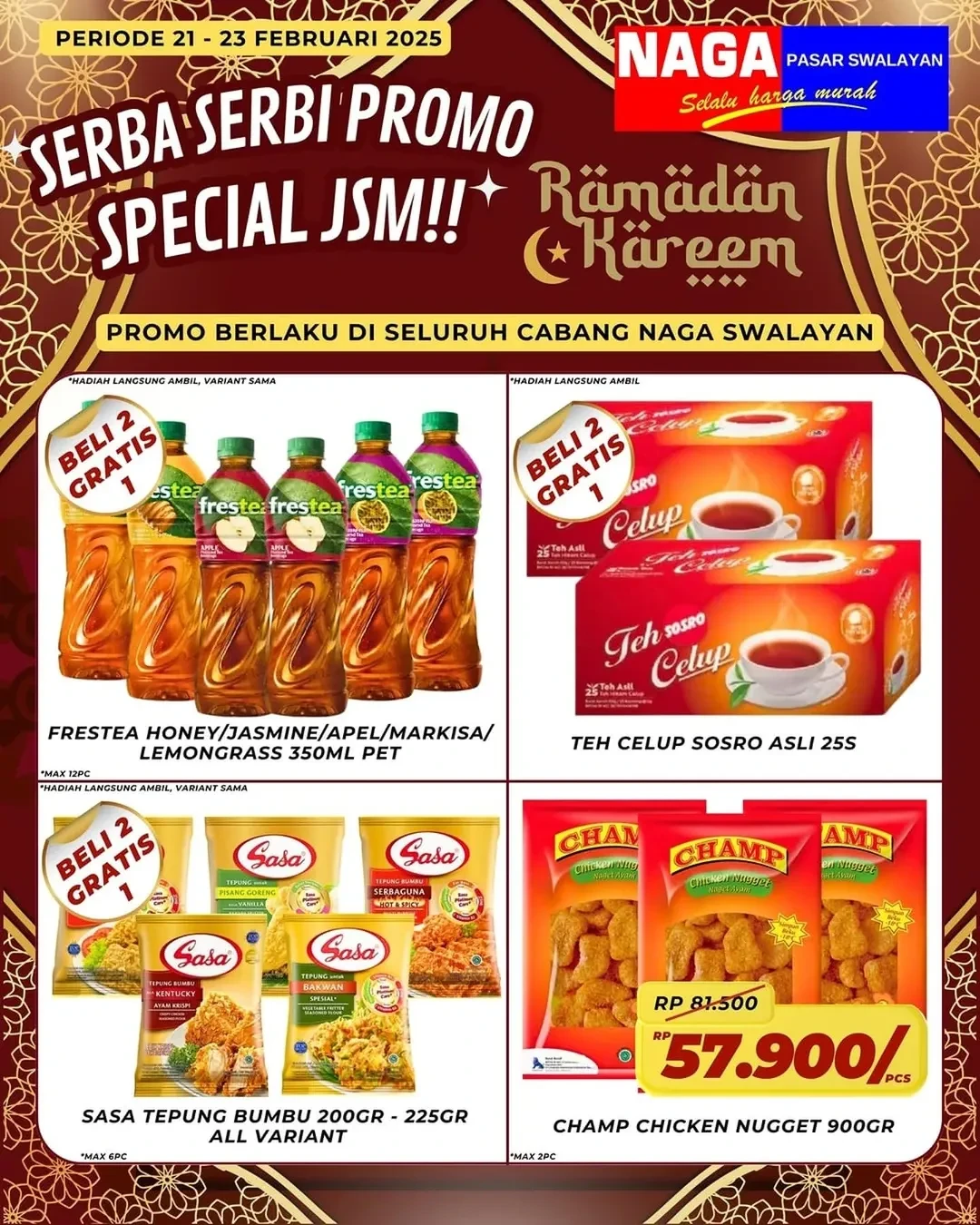 Promo Naga Swalayan  JSM Periode 21 - 23 Februari 2025 - Image 2