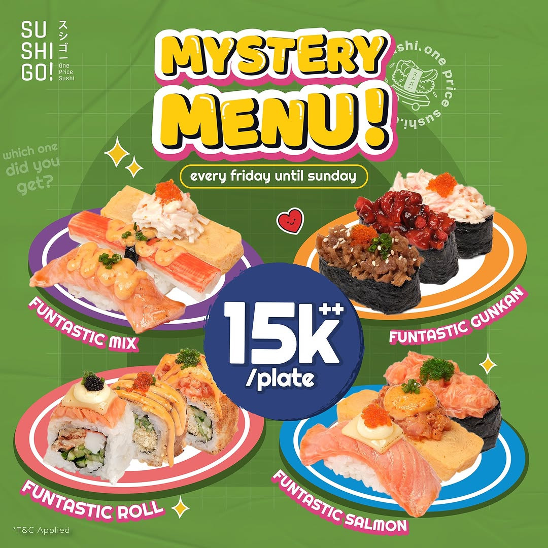 Promo Sushi Go Mystery Menu Rp 15K/Plate - Image 2