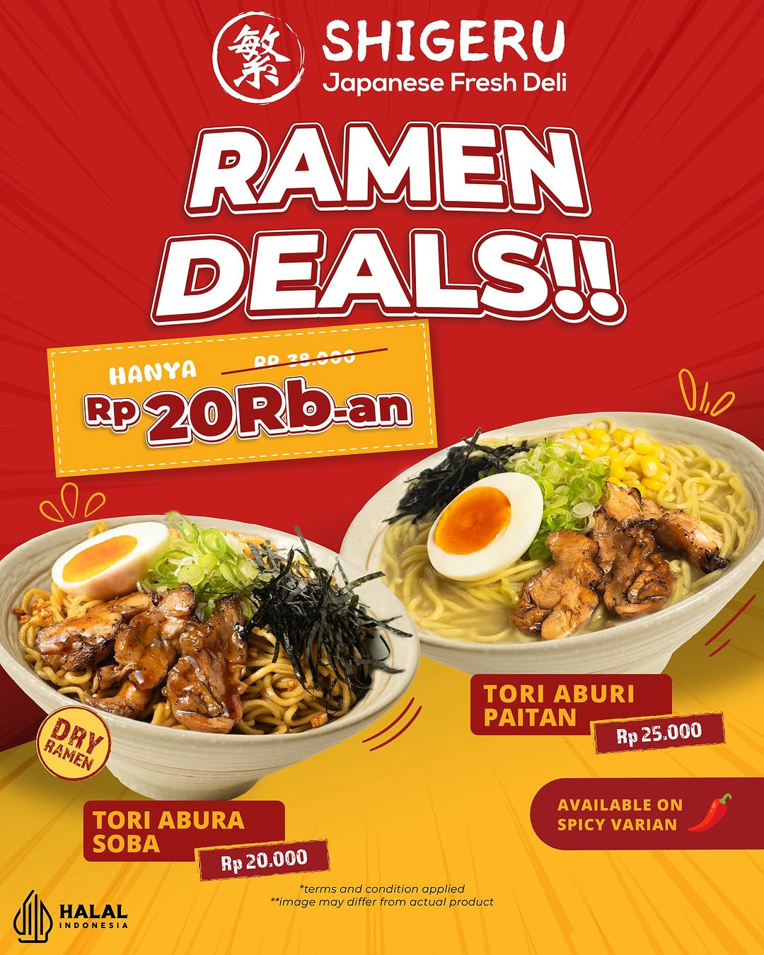 Promo Shigeru Ramen Deals Hanya Rp 20 Ribuan - Image 2
