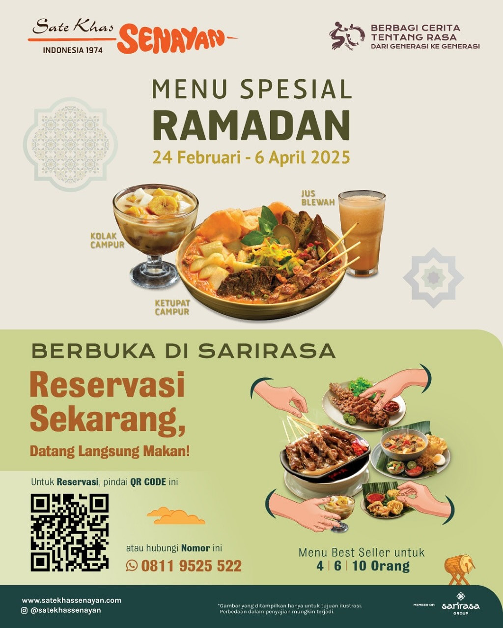 Promo Sate Khas Senayan Menu Spesial Ramadhan - Image 2