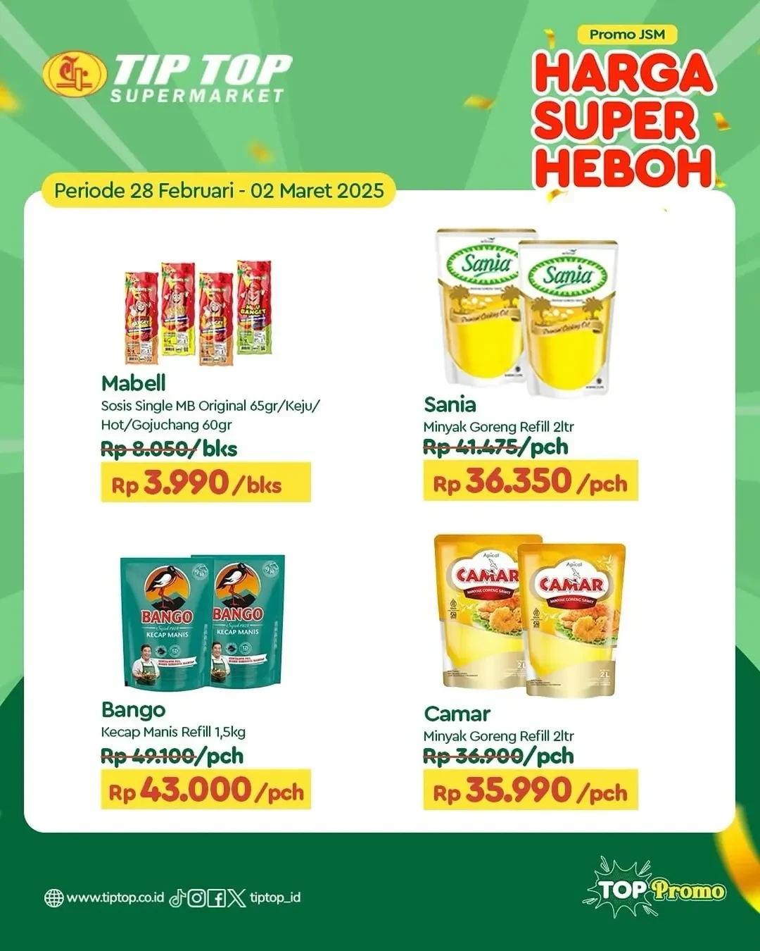 Promo Tip Top JSM Harga Super Heboh Periode 28 Februari - 2 Maret 2025 - Image 4