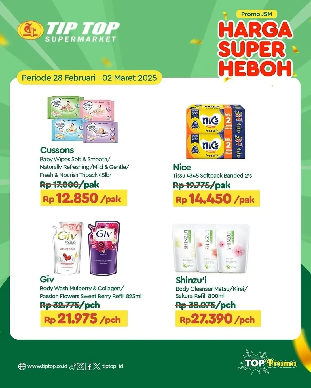 Promo Tip Top JSM Harga Super Heboh Periode 28 Februari - 2 Maret 2025 - Image 9