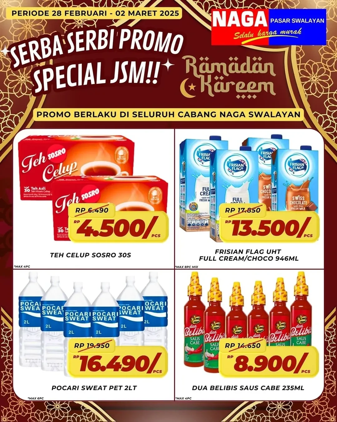 Promo Naga Swalayan  JSM Periode 28 Februari - 2 Maret 2025