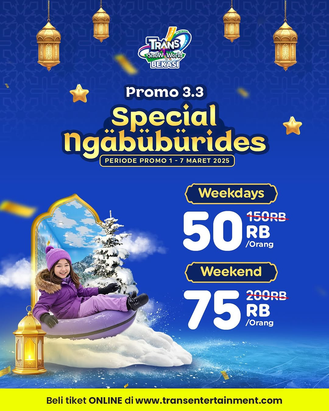 Promo Trans Snow Bekasi 3.3 Mulai Dari Rp50k/Orang - Image 2