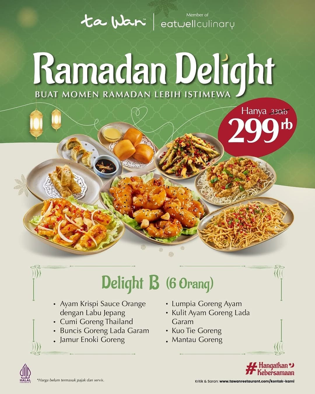 Promo Ta Wan Ramadan Delight Mulai Dari Rp 299K Untuk 4 Orang - Image 3