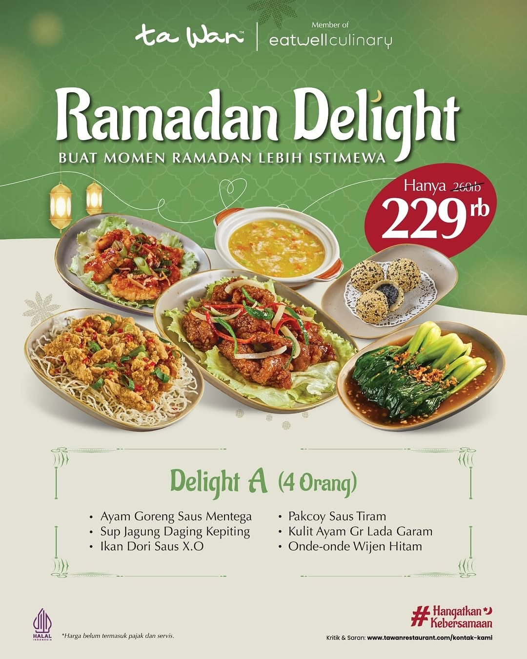Promo Ta Wan Ramadan Delight Mulai Dari Rp 299K Untuk 4 Orang - Image 2