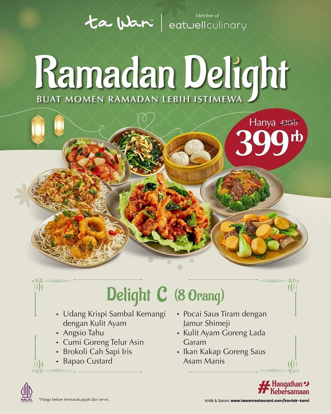 Promo Ta Wan Ramadan Delight Mulai Dari Rp 299K Untuk 4 Orang - Image 4