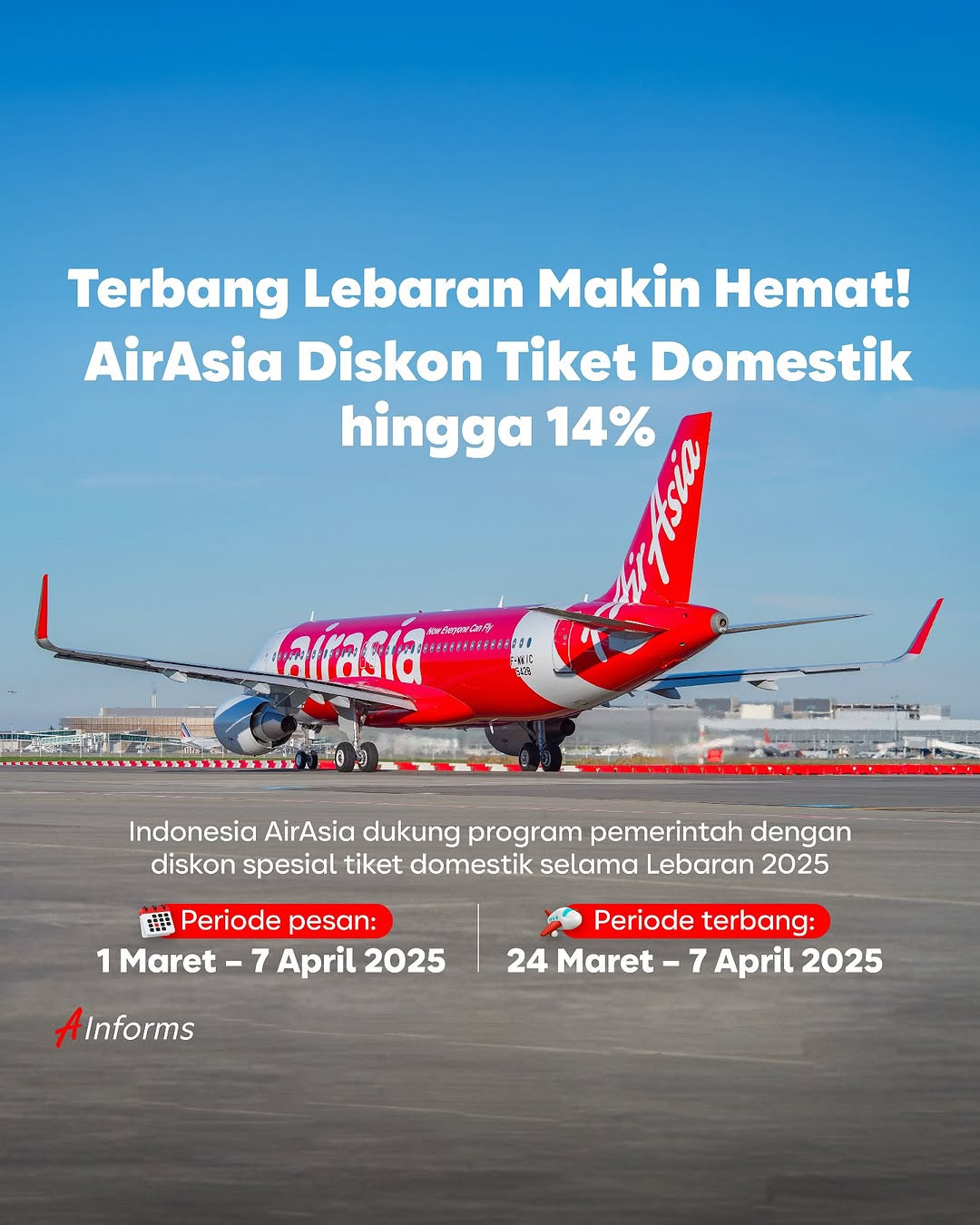 Promo Air Asia Diskon Tiket Domestik s/d 14% - Image 2