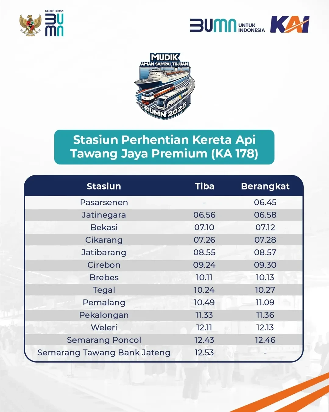 Promo PT KAI Mudik GRATIS dengan Kereta Tawang Mangu Premium - Image 4