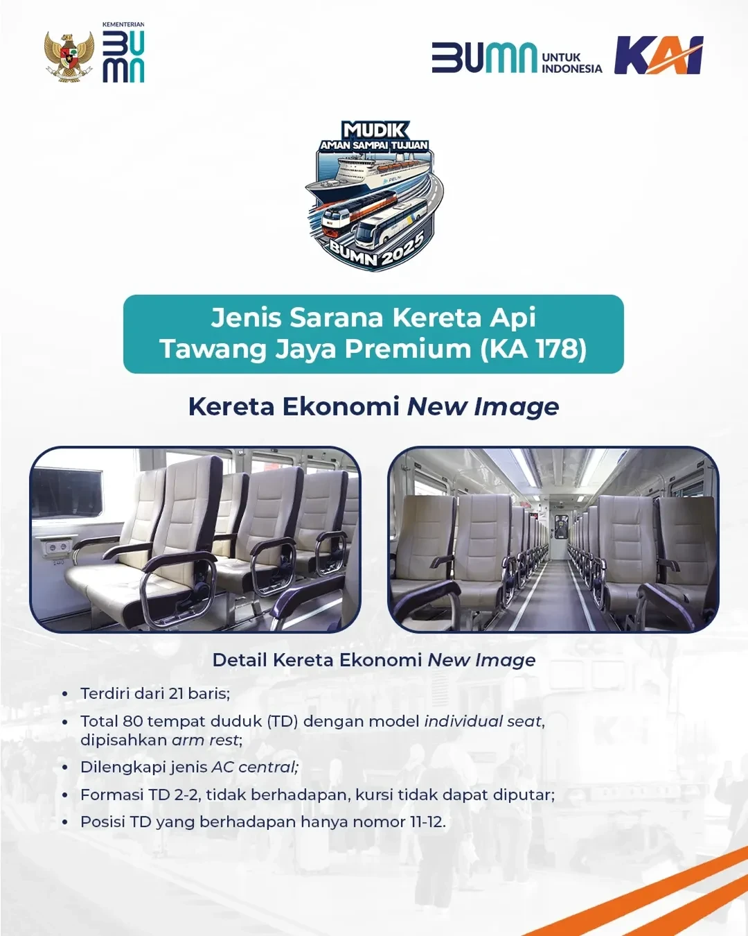 Promo PT KAI Mudik GRATIS dengan Kereta Tawang Mangu Premium - Image 5