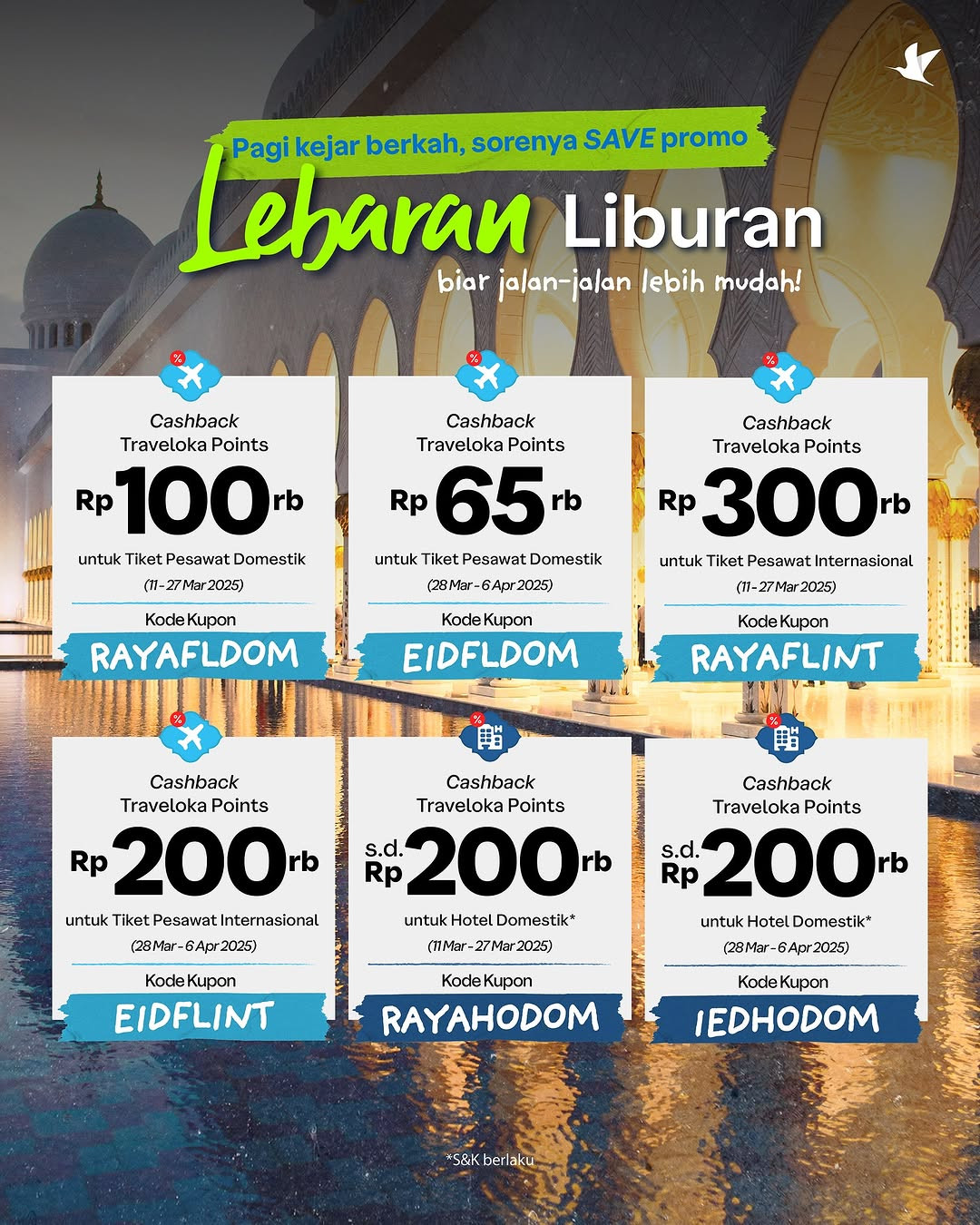 Promo Traveloka Lebaran Liburan Diskon s/d 50% - Image 3