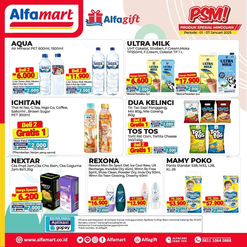Promo Alfamart PSM Periode 1 - 7 Januari 2025