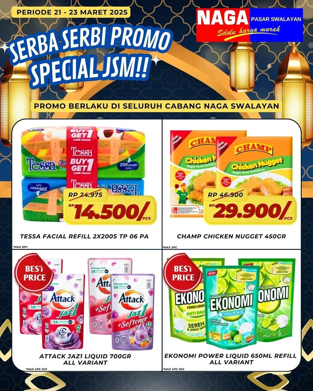 Promo Naga Swalayan JSM Periode 21 - 23 Maret 2025 - Image 3