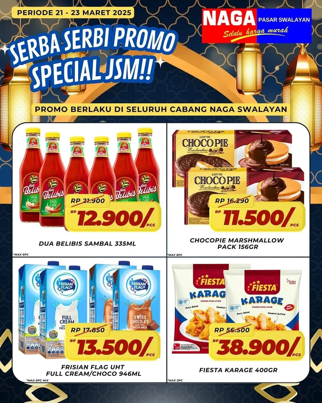 Promo Naga Swalayan JSM Periode 21 - 23 Maret 2025
